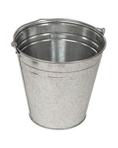 Zinc plated bucket