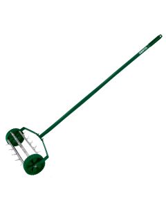 Hand aerator, grass roller scarifier