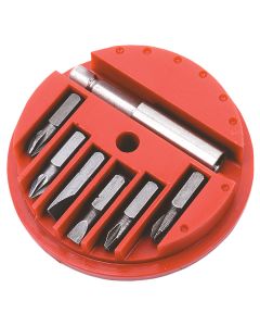 Screwdriver bits with holder