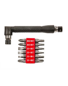 Screwdriver bits with holder