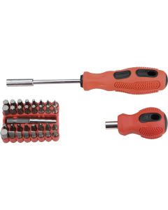 Screwdriver bits with holders