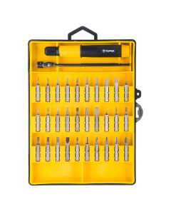 Precision screwdriver bits with holder