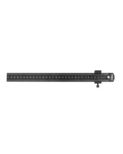 Ruler with positioning block